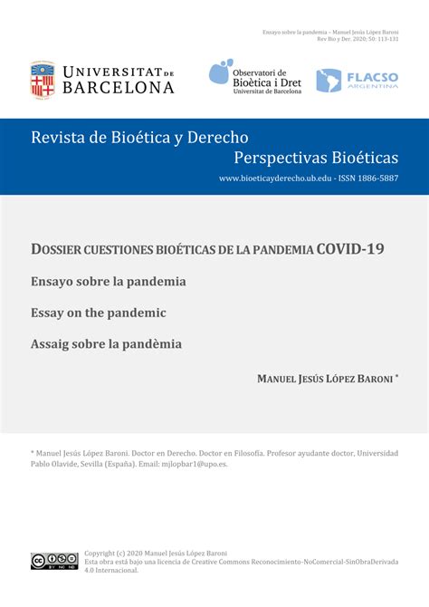 casapuntos|(PDF) Ensayos sobre la pandemia .